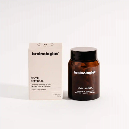 Réveil Cérébral Brainologist – Complément énergie matinale naturelle – Flacon 60 gélules
