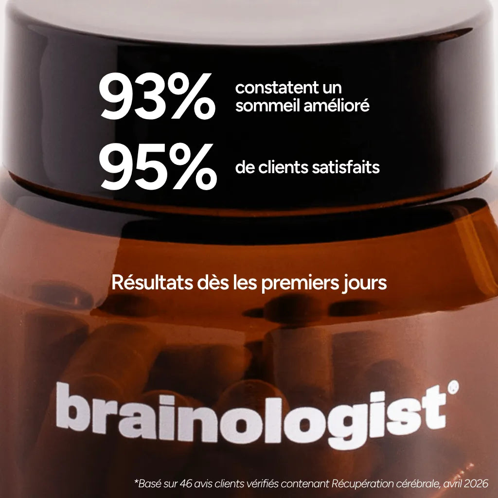 Récupération Cérébrale Brainologist – 93% des clients améliorent leur sommeil selon les avis vérifiés